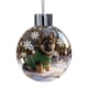 thumbnail image 2 of Adornos Navideños de Nieve para Perros | Bola de Cristal con Figuras de Cachorros con Gorro de Papá Noel | Varias Razas, Incluyendo Pastor Alemán, Chihuahua y Corgi | Decoración Colgante para Árbol d, 2 of 6