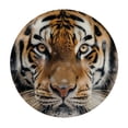 thumbnail image 4 of Orinice Tiger Round Table Cover Stain Resistant Washable Indoor Outdoor Tablecloth Kitchen Dining Wedding Parties 100% Polyester Fiber 38-42, 4 of 8