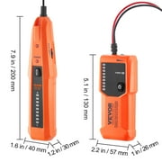 KFFKFF Underground Cable Locator 3 FT Max. Detection Depth Wire Break Detector for Pet Fence Buried Sprinkler Valve and for Locating Irrigation Tone Generator Kit