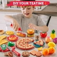 thumbnail image 6 of Play Food Sets for Kids Kitchen-80PC Pretend Food with 2 Kids Picnic Basket, Toy Food with Pizza Toy, Plastic Food Cutting Toys, Play Kitchen Accessories - Fake Food, Boys Girls Toddlers Gifts, 6 of 6