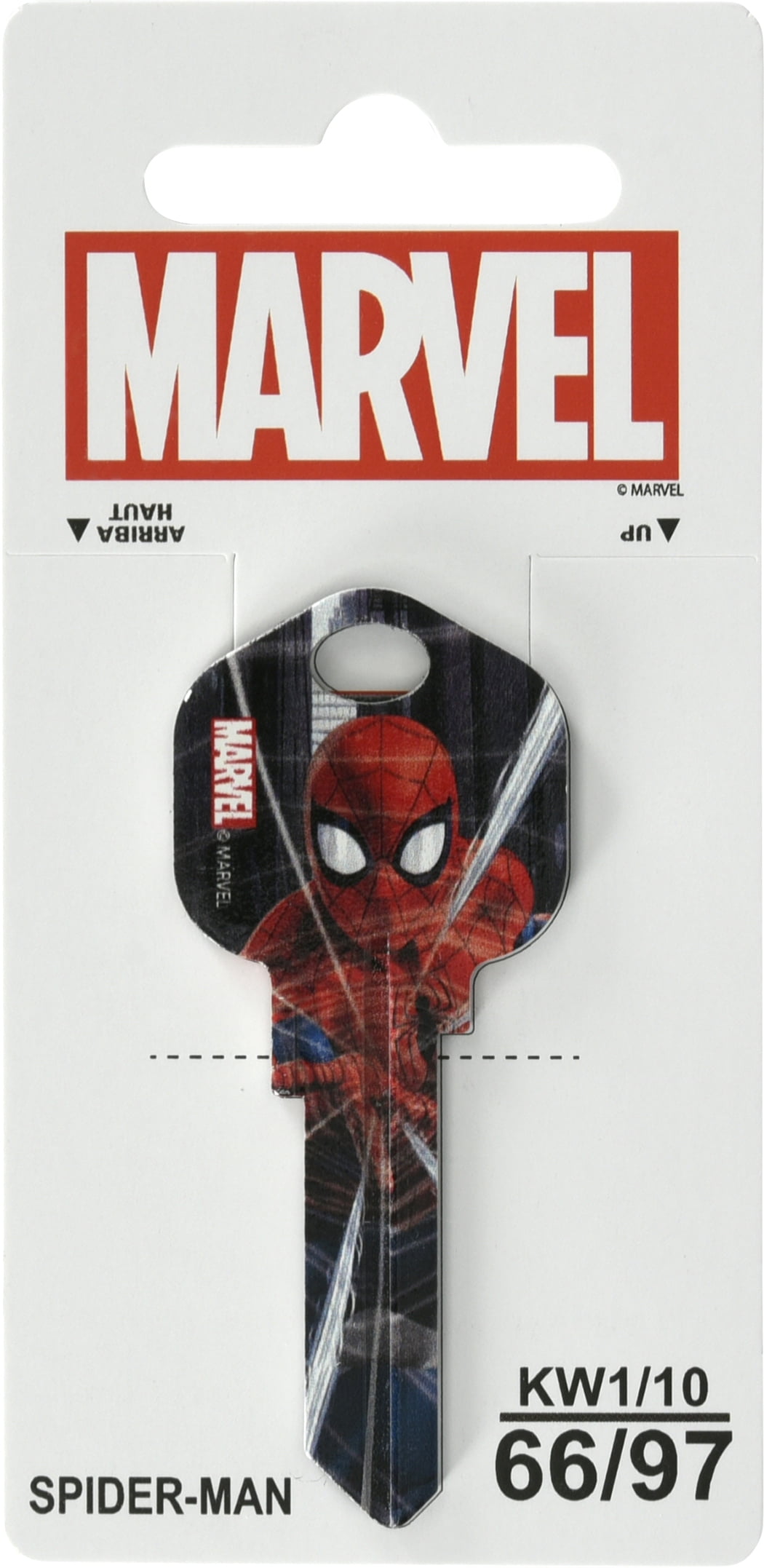 One Size Marvel Comics Spider-Man Door Key Multicolored