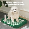 thumbnail image 6 of Mesh Grids Toilet Training Pad Holder Splashproof Easy to Clean Indoor Dog Potty Tray Puppy Pee Pad Holder for Dogs and Cats, 6 of 6