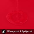 thumbnail image 2 of Mantel protector de vinilo rojo impermeable Smiry de 152 x 305 cm, 2 of 6
