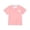 Pink, variant on Boys Dinosaur Print Short Sleeve T-Shirt, Front Mini T-Rex and Back Big Dino Graphic Crewneck Tee, Soft Casual Everyday Top for Kids School Outdoor Wear(Pink,4-5 Years)