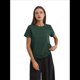 thumbnail image 1 of Camisetas de Corta Extragrandes para Mujer, Cuello Redondo, Holgadas, para Hacer Ejercicio, Informales, de Verano, de Algodón, Verde Oscuro, XL, 1 of 8