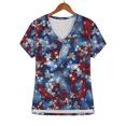 thumbnail image 6 of Dyfzdhu 250th Anniversary Usa Shirt T Shirts For Women Fashion Daily Casual V Neck Short Sleeve Tops Loose, 6 of 7