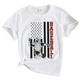 thumbnail image 1 of TZEWGL Short Sleeve T-Shirts For Girl Baseball 3D Print Crewneck Clothes For Newborns size 9-10T, 1 of 6