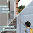 thumbnail image 3 of CHUANK Keypad For Garage Door Opener  Universal Garage Door Opener Keypad Keyless Entry  Control up to 2 Doors  Easy Setup  Simply Secure And With The Design Of Sliding Cover, 3 of 8