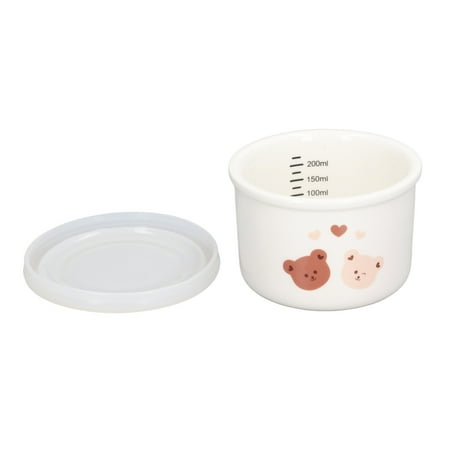 

Baby Food Bowls Loving Heart Bear Pattern Baby Bowls Heat Resistant For Kindergarten For Kitchen For Baby