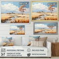 thumbnail image 4 of Designart "Minimalistic Scenic Meadows In Endless Prairies IV" Prairies Floater Framed Wall Art Living Room, 4 of 5