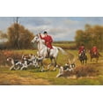 thumbnail image 2 of Schwarz, Johann 14x11 White Modern Wood Framed Museum Art Print Titled - Hunting near Bristol III, 2 of 4