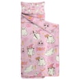 thumbnail image 2 of Halloween Cute Ghosts with Boo Toddler Nap Mats for Kids Preschool,60"x20" Sleeping Mat Bag or Kids,Toddler Sleeping Bag,Toddler Nap Mat or Daycare, 2 of 6