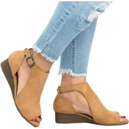 

Buckle Roman Heeled Sandals