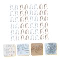 thumbnail image 3 of FUTUREORYY 350 Pcs Accessoires de Rideau en Forme de S pour Usage Domestique en Argent 1.34x0.67 Po, 3 of 8