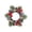 B-B, variant on Artificial Holly Mini Candle Wreath, Plastic Leaves Easy Clean, Fits 3-4 Inch Candle, Table Centerpiece Mantel, Dinner Party Elegance, Christmas Feast Gift
