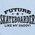 thumbnail image 2 of CafePress - Future Skateboarder Like My Daddy Infant Bodysuit - Baby Light Bodysuit, Size Newborn - 24 Months, 2 of 4