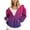 Hot Pink, variant on Tie-Dye Hoodies for Women Casual Zip Up Hoodie Sweatshirt Fashion Gradient Color Jackets Plus Size Drawstring Sweatshirts with Pockets Gift for Mom