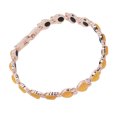 thumbnail image 1 of Pulsera Magnética, Regalo De Cumpleaños A La Moda, Pulsera Magnética Resistente Al Desgaste Firme Y Resistente Para Fiestas De Citas Para Bajar De Peso ANGGREK Amarillo, 1 of 8