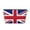 Gold, variant on Union Jack All Uk Flag Purse Organizer Handbags Totes Leather Zipper Printing Bag For Women Travel Toiletry Bag