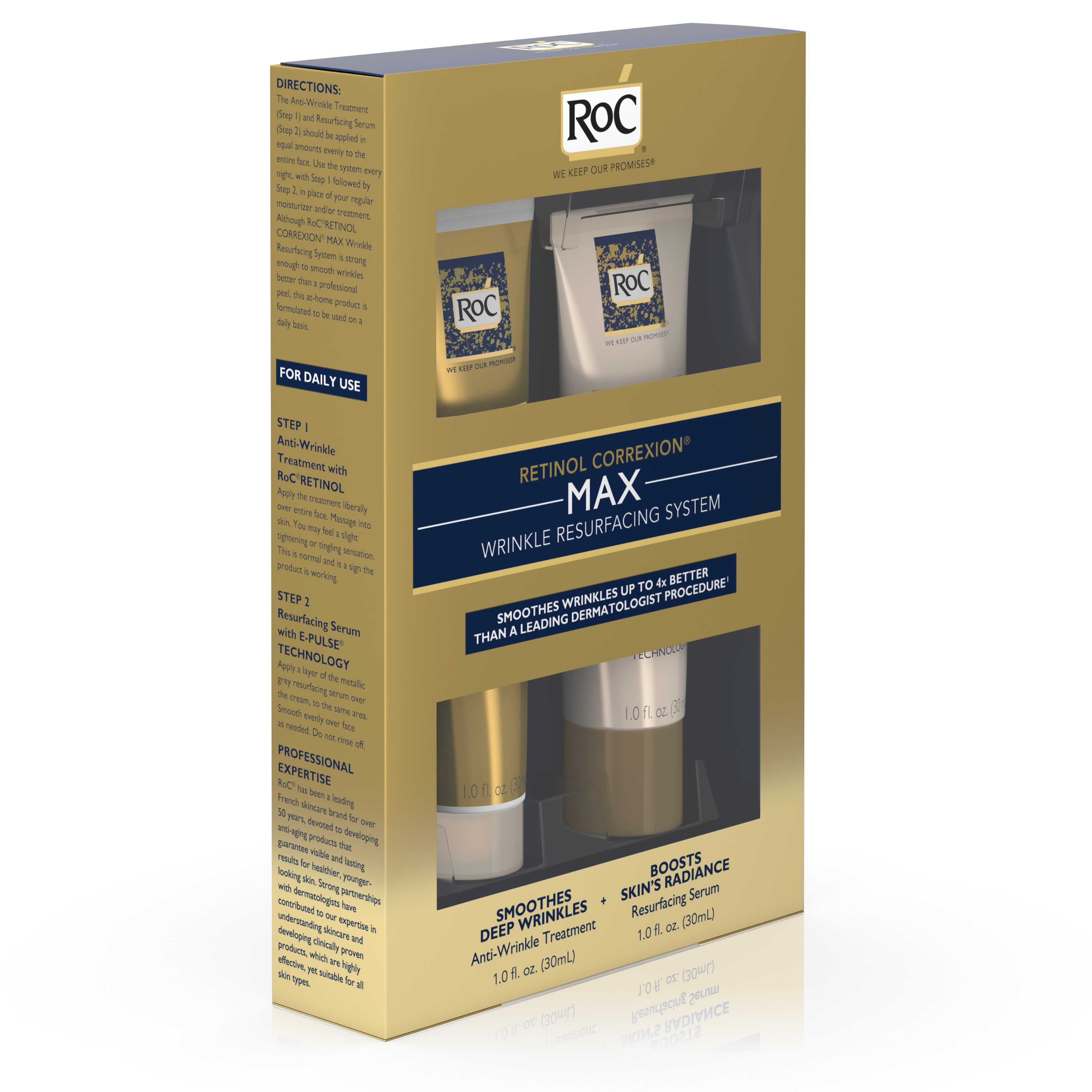 RoC Retinol Correxion Max Daily Hydration Anti-Aging CrГЁme,1.7 oz totally products Anti-Aging Dark Circle and Puffy Eye 0.5-ounce Gel (Pack of 2)