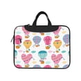 thumbnail image 2 of YFYANG 14 inch Universal Laptop Bag Oxford Cloth Laptop Sleeve, Multi-functional Cute Hot Air Balloon Doodle Pattern Notebook Computer Messenger Bag Handbag, 2 of 8