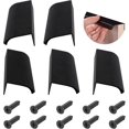 thumbnail image 1 of 5pcs Black Kitchen Cabinet Handles Aluminum Alloy Invisible Cupboard Handles Modern Kitchen Drawer Integrated Handles with Screws - 128mm Center Dista, 1 of 5