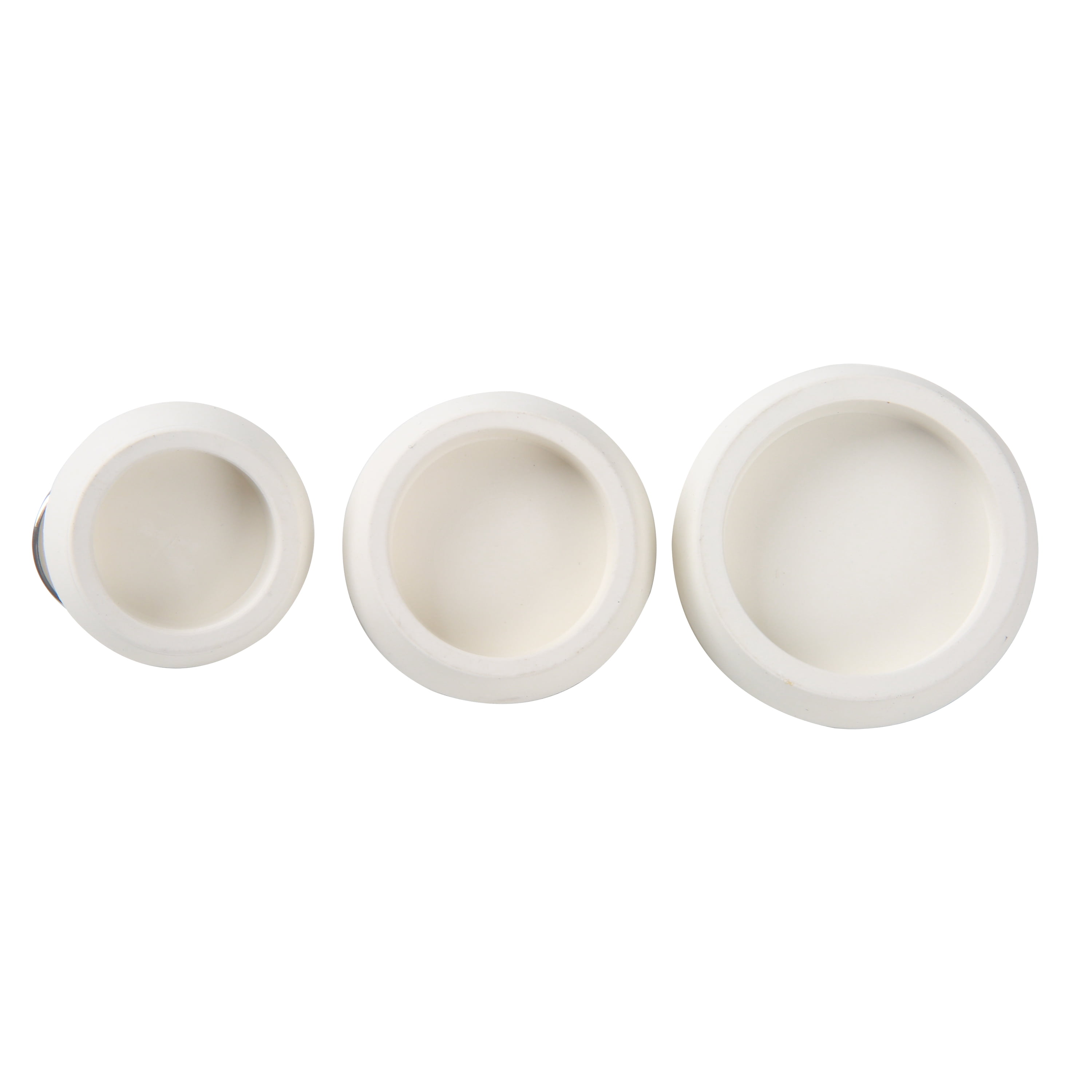 Mainstays 3 Piece Rubber Sink Stoppers with Rings for 1", 1.25", and 1.5" Bathroom Drains