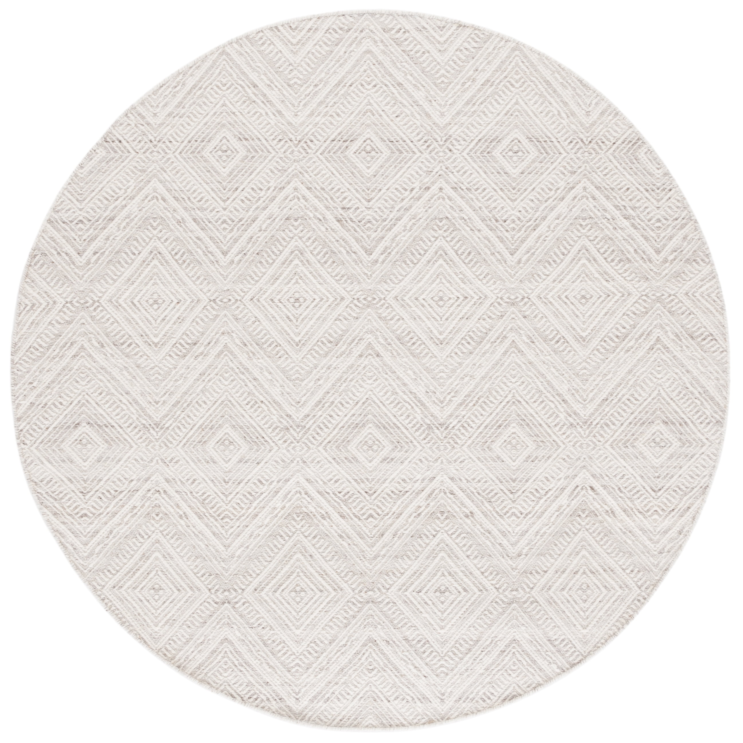 Safavieh Kilim Shannon Diamond Area Rug, Beige/Ivory, 6' x 6' Round