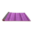 thumbnail image 2 of Ahgly Company Indoor Square Abstract Purple Modern Area Rugs, 3' Square, 2 of 4