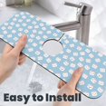 thumbnail image 6 of Vsdgher Cartoon Sushi Kitchen Sink Splash Guard Faucet Mat -1 PC Super Absorbent Fast Drying Mat Sink Gadgets-Splash, Bathroom,Sink Mat,(15" X 5.5" ), 6 of 7
