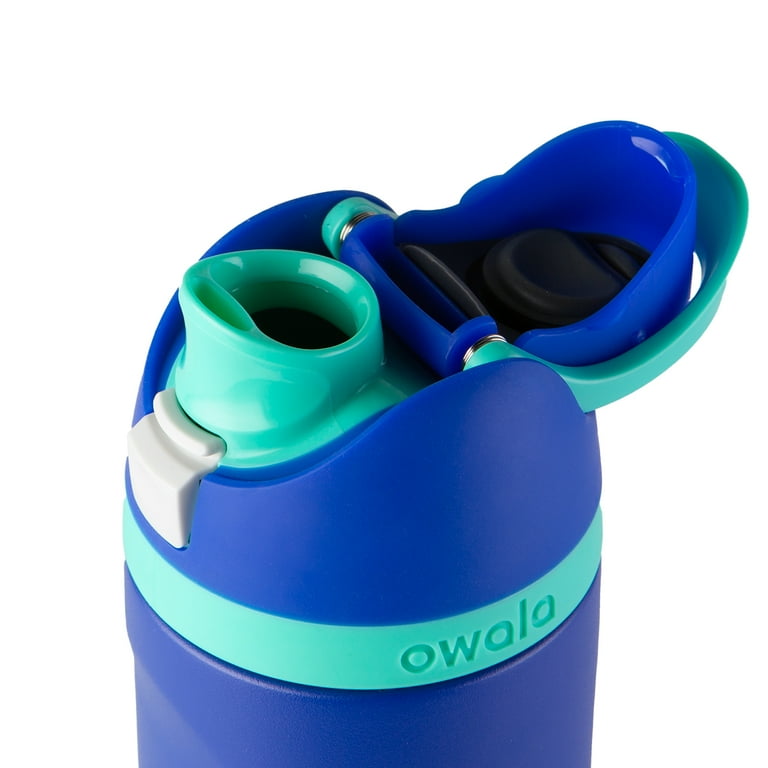 Owala FreeSip Sports Travel Water Bottle, 19 oz Blue Insulated