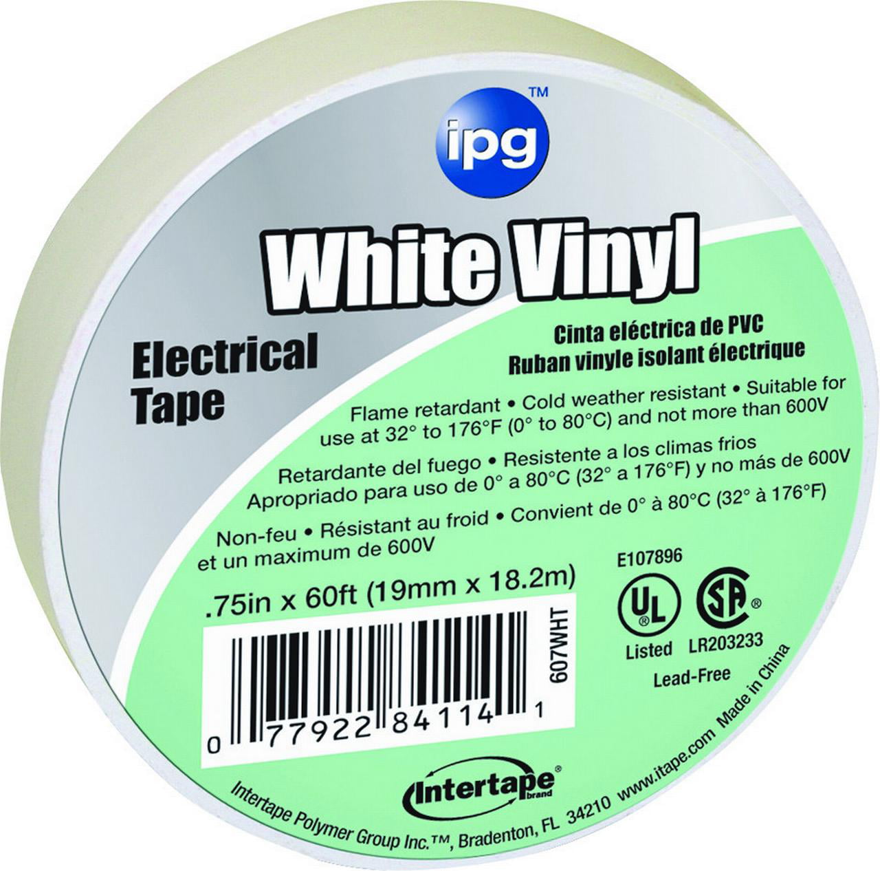 Vinyl Electrical Tape Green Intertape 85827 3 Pack  .75 in x 60 ft 