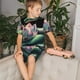 thumbnail image 4 of Balery Snake Holding A Lotus Conjunto de Pijama Infantil de Manga Corta con Estampado – Ropa de Dormir de Algodón Suave-Large, 4 of 6