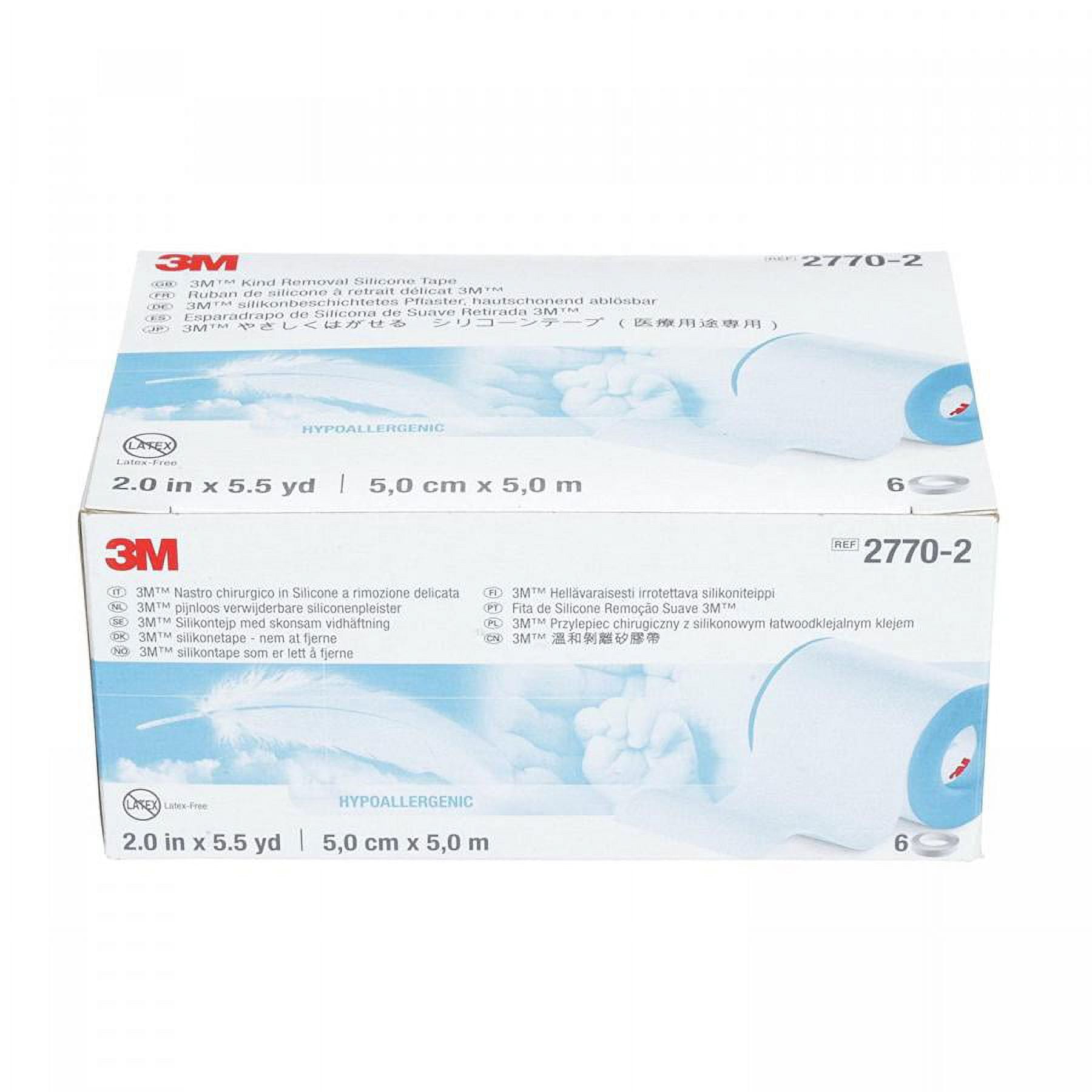 Amazon.com: 3M Kind Removal Silicone Tape 1 Inch X 5-1/2