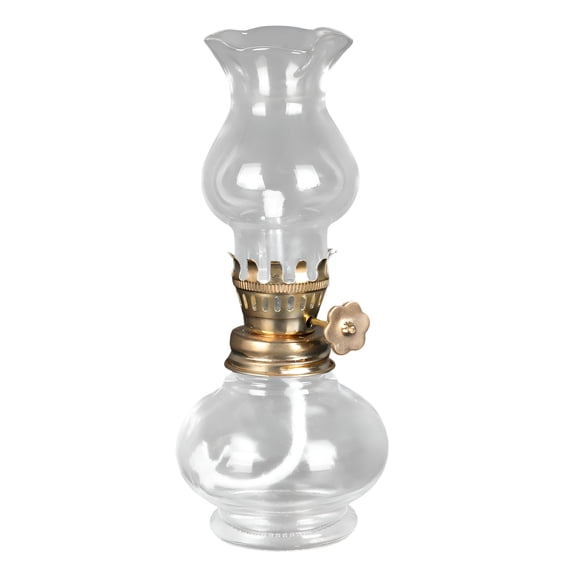 HIBIBUD 2026 New Oil Lamp,Effortless Flame Ignition Oil Lamps for Indoor Use,Authentic Vintage Design Glass Lamp Indoor Oil Lamp,Style1,4.51.91.9In