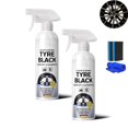 thumbnail image 1 of Plastics & Rubber Tyre Shine & Protector Spray, Powerful Tyre Cleaner Spray, Multi-Purpose Car Tyres Cleaner, Quick Polish & Refurbishment, for Trucks, Sedans, Suvs, Rvs (2PCS), 1 of 6