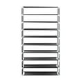 thumbnail image 6 of Ktaxon 10 Tiers Shoe Rack Shoe Shelf with Dustproof Cover Closet 36-45 Pairs Shoes Storage Organizer Space Saving, Black, 6 of 7