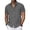 Dark Gray, variant on Men's Linen Short Sleeve Shirts Cotton Casual Lightweight Button Down Shirt Beach Vacation Summer Tops with Pocket Size 2XL Dark Blue