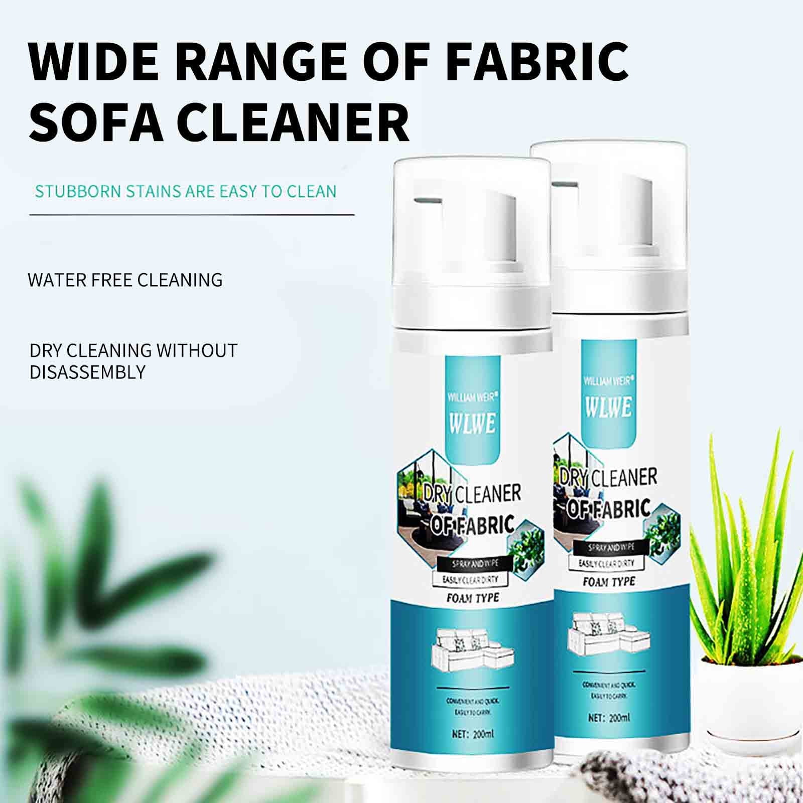 Midsumdr Cleaning Spray Fabric Sofa Cleaning Artifact Foam Mattress  Decontamination-free Washable Carpet Dry Cleaner Stubborn Stain  Cleaner200ml Home