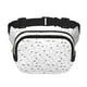 thumbnail image 1 of Fotbe Airplane Cangurera Cuadrada con Estampado de Doble Capa, Bolsa de Cintura Ajustable Mini para Hombres y Mujeres, 1 of 9