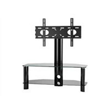 OmniMount Modena 47FP - Stand for LCD / plasma panel - steel, tempered glass - screen size: 37"-47" - mounting interface: 75 x 75 mm - floor-standing