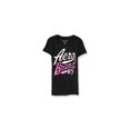 thumbnail image 1 of Aeropostale Womens Script Logo Graphic T-Shirt, Negro, Small, 1 of 1