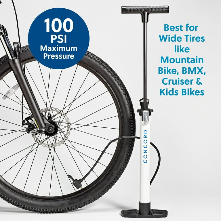 Floor Pump Filling Up Road Bike Tires Concord Bikes High-Volume