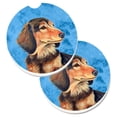 thumbnail image 1 of Blue Dachshund Set of 2 Cup Holder Car Coaster, 1 of 1