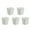 White, variant on White Hanging Storage Baskets Set Of 5 Plastic For Rolling Cart Trolley Organizer Snacks Pencil Kitchen Supplies 5.11X4.72X3.93 Inch