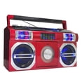 thumbnail image 3 of Boombox Bluetooth Retro Studebaker Rojo con Radio FM y Reproductor de CD, 3 of 6