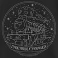 thumbnail image 2 of Girl's Harry Potter Train to Hogwarts Graphic Tee Black X Small, 2 of 4