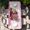Pink Crimson White, variant on Valentine's Day Table Cloths for 3 Foot Rectangle Tables, Romantic Love Roses Truck Ombre Pink Patio Waterproof Elastic Fitted Tablecloths, Washable Rectangular Table Cover for Camping