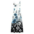 thumbnail image 4 of Cagogo Womens Summer Maxi Long Cami Dress Plus Size Sleeveless Spaghetti Strap V Neck Graduation Dresses Floral Swing Flowy Trendy Outfits Vestidos de Verano para Mujer, 4 of 5