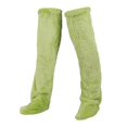 thumbnail image 5 of yuksok over Knee High Fuzzy Socks Bedroom Boot Socks Lady Cozy Super Soft for Women Green S, 5 of 9